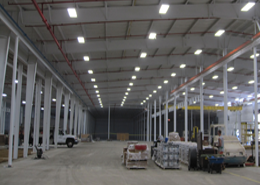 warehouse lighting installation flint